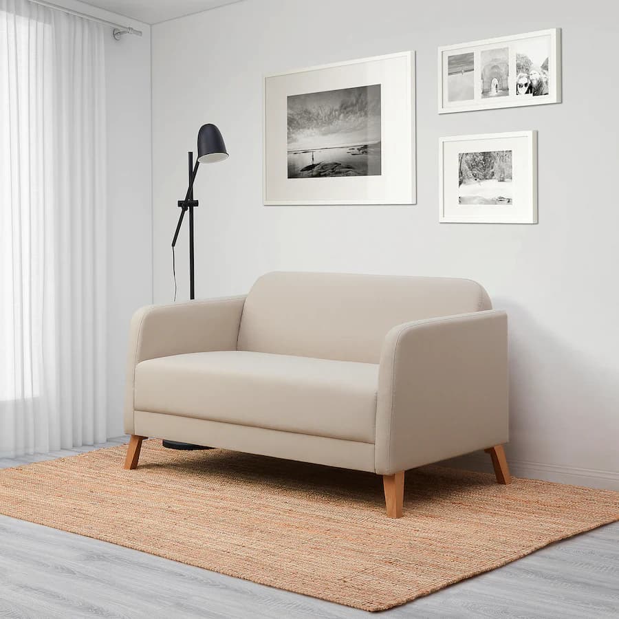 Linanas Loveseat Vissle Beige small size