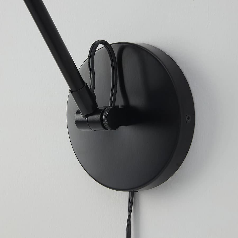 Grundbro Wall lamp with LED bulb small size