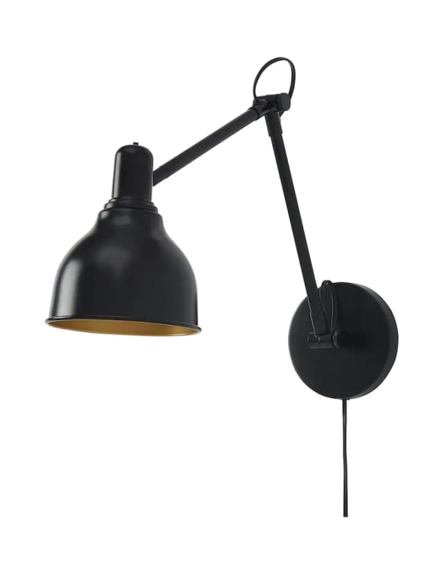 Grundbro Wall lamp with LED bulb
