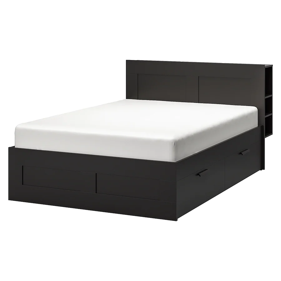 Brimnes Bed Frame With Storage Headboard