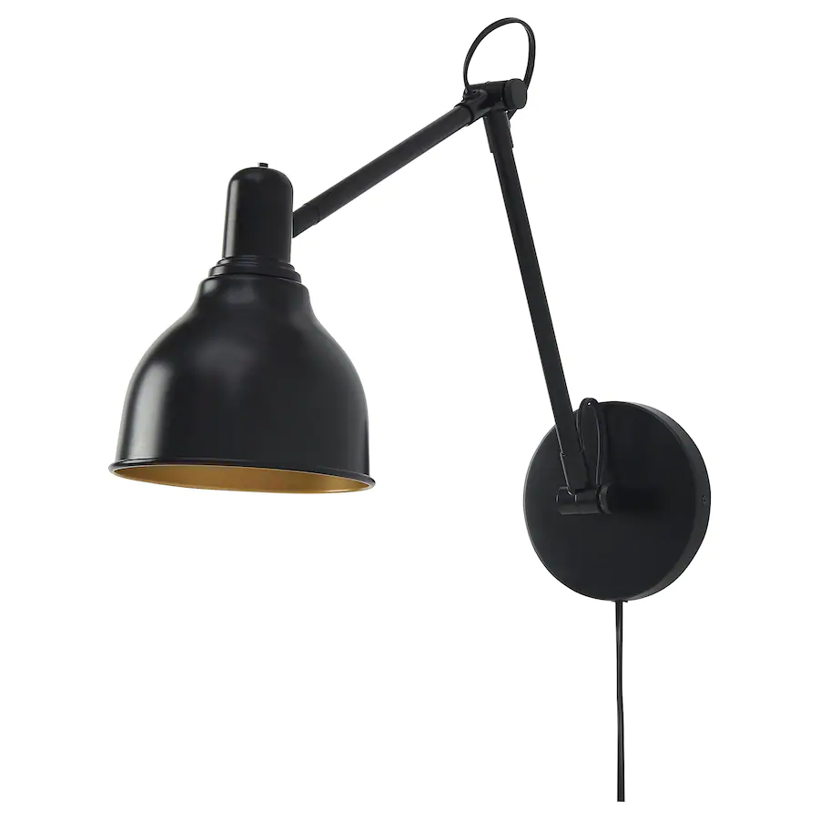 Grundbro Wall lamp with LED bulb